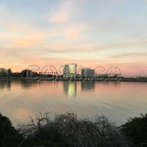 Gorgeous View of the XOJET HQ, an Aviation Consultant in Brisbane, California during early Sunset - CO88.co