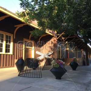 The Sun Flooded Santa Clara Depot, built by the San Francisco and San Jose Railroad in late 1863 - CO88.co